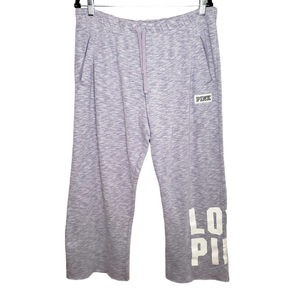 PINK Victoria's Secret Pants - Pink Victoria's Secrete Straight Leg With Raw Hem Sweatpants